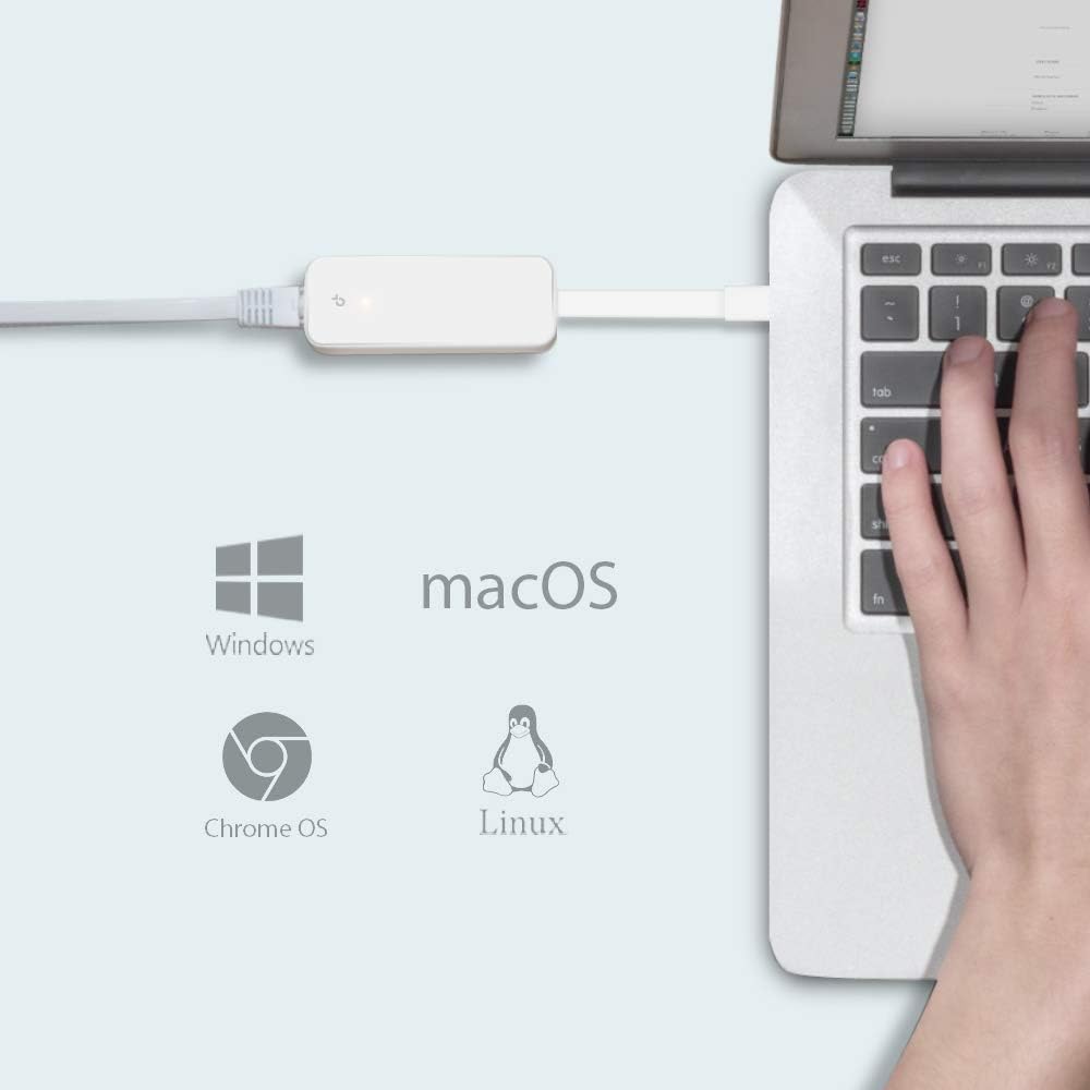 TP-Link UE300C – Adapter USB-C do Gigabit Ethernet (1000 Mb/s), kompatybilny z Windows, macOS, Android, Plug & Play, idealny do laptopów bez portu LAN - obrazek 7