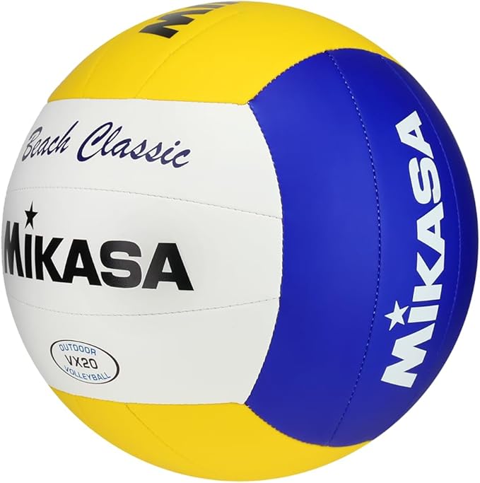 MIKASA VX20 klasyczna siatkówka plażowa biała - obrazek 3