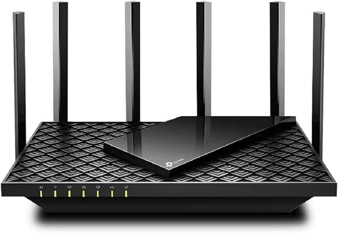 TP-Link Archer AX73 Router WiFi 6 – AX5400 Dwuzakresowy (5 GHz 4804 Mb/s + 2.4 GHz 574 Mb/s), MU-MIMO, OFDMA, 6 Anten, HomeShield, USB 3.0, Porty Gigabitowe