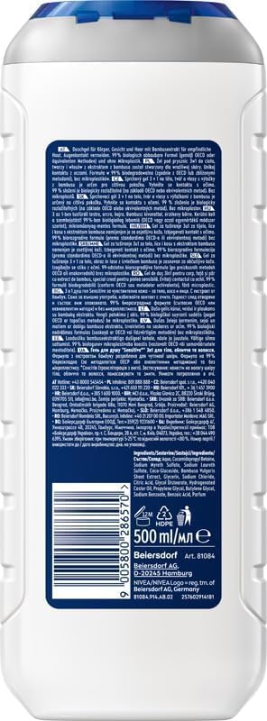 NIVEA MEN Sensitive Męski Żel pod prysznic 5w1 - obrazek 2