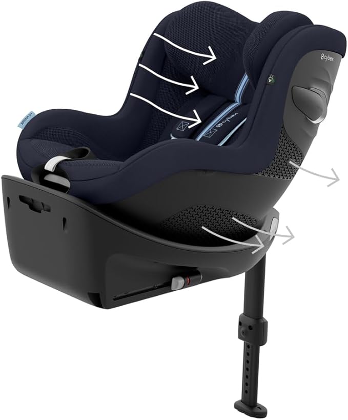 Sirona G i-Size Plus Ocean Blue-navy blue PU1 - obrazek 7