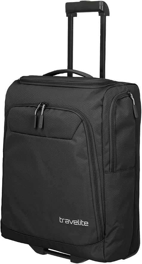Travelite Torba podróżna na kółkach, duża, czarny, Trolley Reisetasche S (55 cm), torba podróżna na kółkach