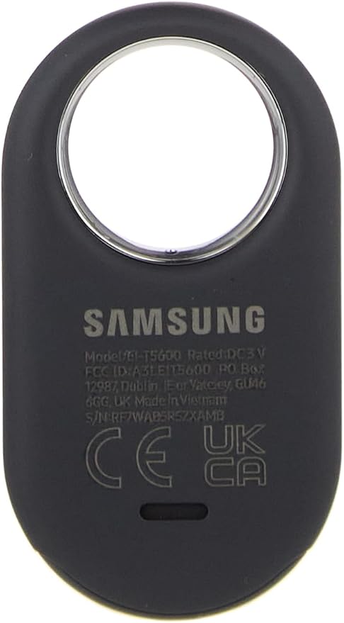 Samsung SmartTag2 (2023) Bluetooth + UWB, IP67 wodoszczelny i pyłoszczelny, wykrywalny za pomocą aplikacji, czas pracy baterii 1,5 roku - czarny - obrazek 4
