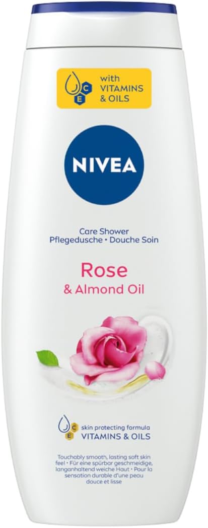 NIVEA Rose & Almond Oli Pielęgnujący żel pod prysznic do ciała - obrazek 2