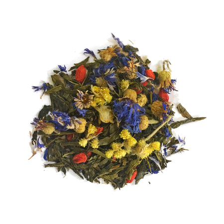 Long Man Tea - herbata zielona sypana Sencha Goji puszka 120 g - obrazek 6
