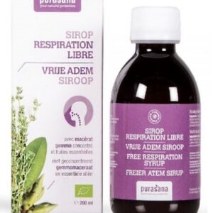 SYROP NA STAN ZAPALNY GÓRNYCH DRÓG ODDECHOWYCH BIO 200 ml - PURASANA