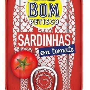 SARDYNKI PORTUGALSKIE W SOSIE POMIDOROWYM 120 g - BOM PETISCO