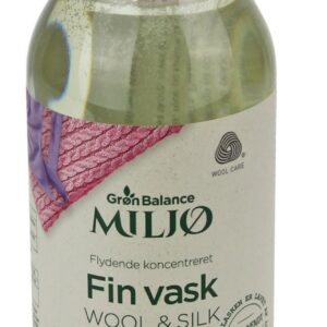 PŁYN DO PRANIA WEŁNIANYCH I JEDWABNYCH UBRAŃ (KONCENTRAT) ECO 900 ml (30 PRAŃ) - GRON BALANCE