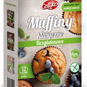 MIESZANKA NA MUFFINY KLASYCZNE BEZGLUTENOWA 280 g - CELIKO