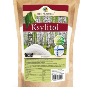 KSYLITOL 1 kg - PIĘĆ PRZEMIAN (FINLANDIA)