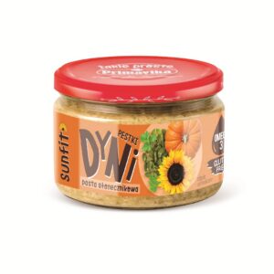 PASTA SŁONECZNIKOWA Z PESTKAMI DYNI BEZGLUTENOWA 180 g - PRIMAVIKA