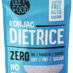 MAKARON (KONJAC) W KSZTAŁCIE RYŻU BEZGLUTENOWY 270 g (200 g) - DIET-FOOD