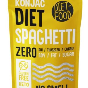 MAKARON (KONJAC) SPAGHETTI BEZGLUTENOWY 270 g (200 g) - DIET-FOOD