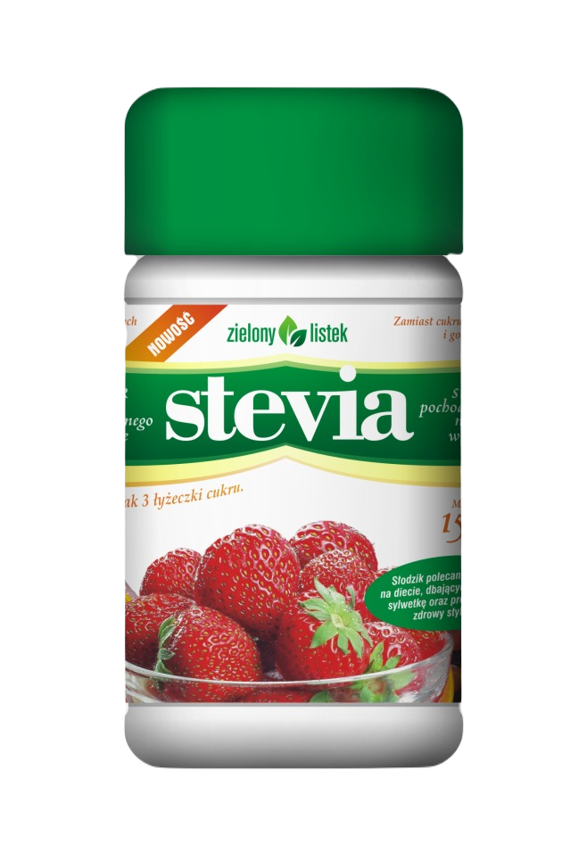 STEVIA PUDER 150 g - ZIELONY LISTEK (DOMOS)