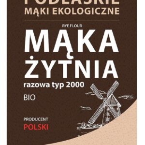 MĄKA ŻYTNIA RAZOWA TYP 2000 BIO 1 kg - BIO LIFE (MĄKI PODLASKIE)