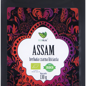 HERBATA CZARNA LIŚCIASTA ASSAM BIO 130 g - ECOBLIK