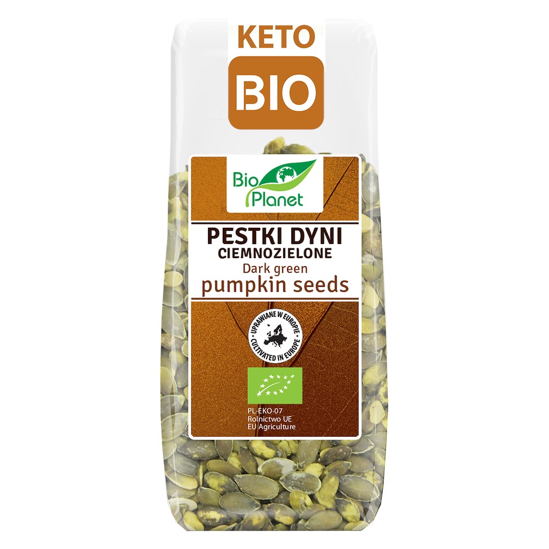 PESTKI DYNI CIEMNOZIELONE (UPRAWIANE W EUROPIE) BIO 150 g - BIO PLANET