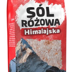 SÓL HIMALAJSKA RÓŻOWA GRUBO MIELONA JODOWANA 500 g - NATURAVENA