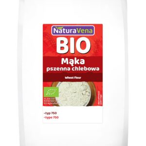 MĄKA PSZENNA CHLEBOWA TYP 750 BIO 1 kg - NATURAVENA