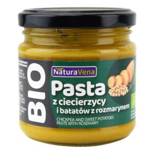 PASTA Z CIECIERZYCY I BATATÓW Z ROZMARYNEM BIO 185 g - NATURAVENA