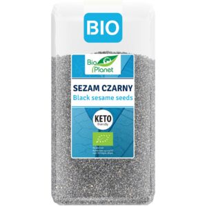 SEZAM CZARNY NIEŁUSKANY BIO 400 g - BIO PLANET