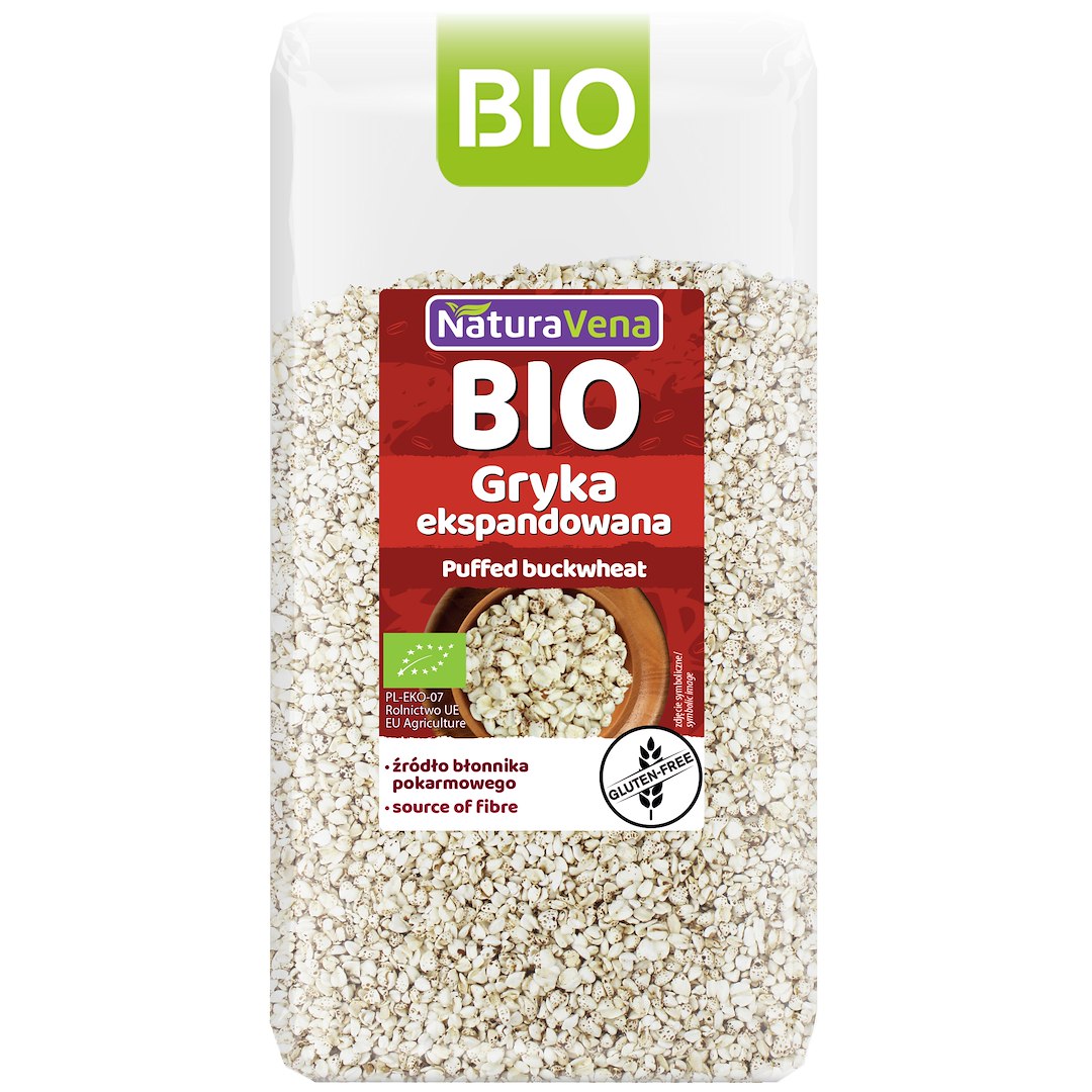GRYKA EKSPANDOWANA BEZGLUTENOWA BIO 80 g - NATURAVENA