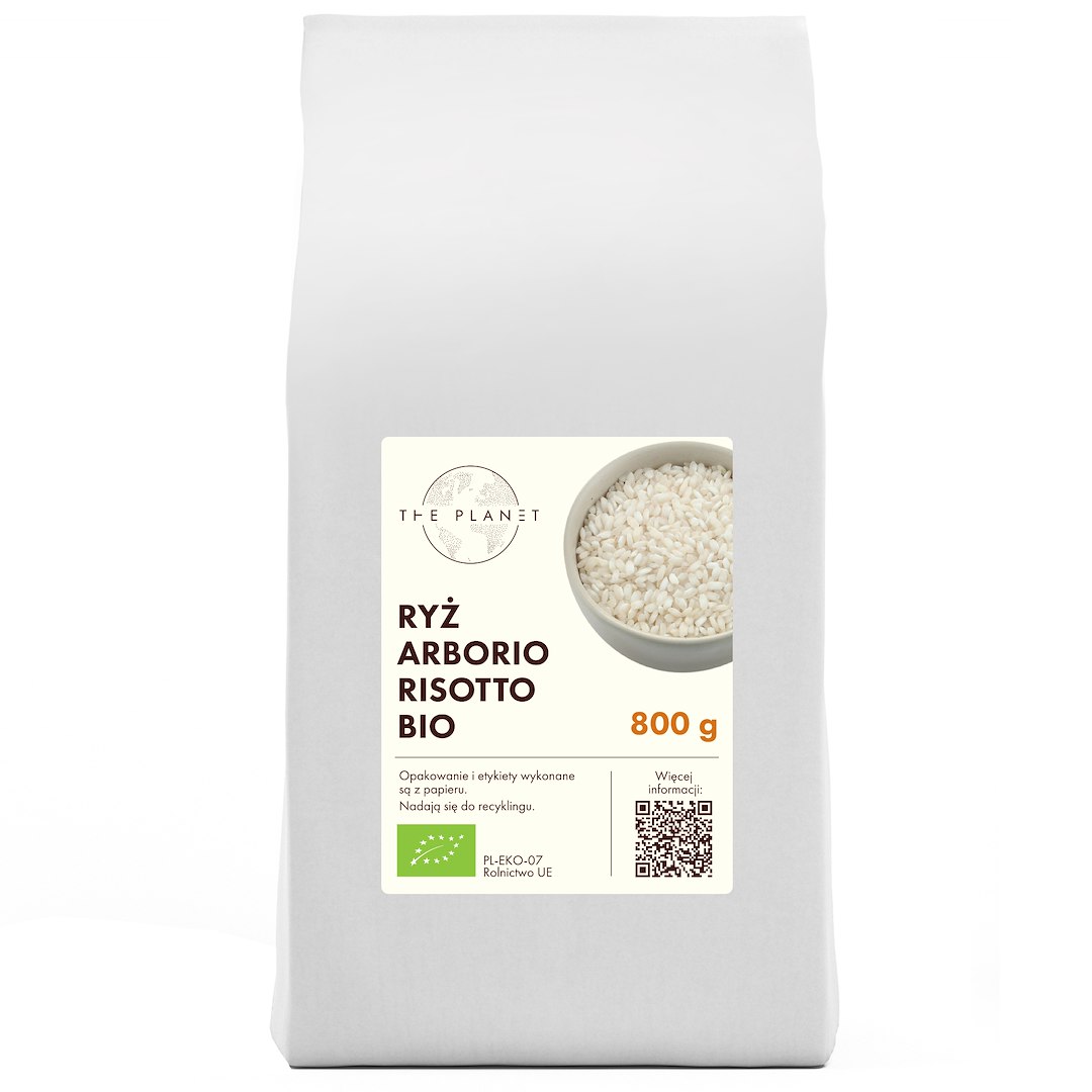 RYŻ ARBORIO RISOTTO BIO 800 g - THE PLANET