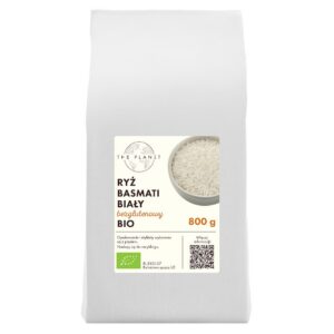 RYŻ BASMATI BIAŁY BEZGLUTENOWY BIO 800 g - THE PLANET