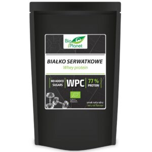 BIAŁKO SERWATKOWE NATURALNE (KONCENTRAT WPC 77) BIO 150 g - BIO PLANET