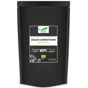 BIAŁKO SERWATKOWE NATURALNE (KONCENTRAT WPC 77) BIO 500 g - BIO PLANET