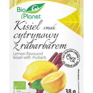 KISIEL O SMAKU CYTRYNOWYM Z RABARBAREM BIO 38 g - BIO PLANET