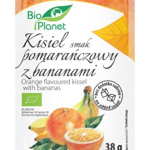 KISIEL O SMAKU POMARAŃCZOWYM Z BANANAMI BIO 38 g - BIO PLANET