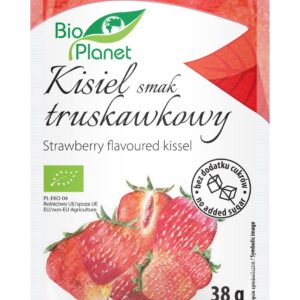 KISIEL O SMAKU TRUSKAWKOWYM Z TRUSKAWKAMI BIO 38 g - BIO PLANET