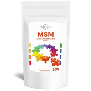 MSM SIARKA ORGANICZNA PROSZEK 500 g - SOUL FARM