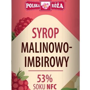 SYROP MALINOWY Z IMBIREM 250 ml - POLSKA RÓŻA