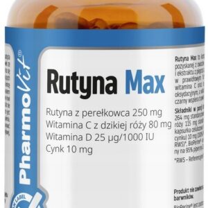 RUTYNA MAX BEZGLUTENOWA 60 KAPSUŁEK - PHARMOVIT (CLEAN LABEL)
