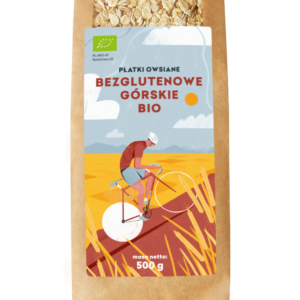 PŁATKI OWSIANE GÓRSKIE BEZGLUTENOWE BIO 500 g - PIĘĆ PRZEMIAN