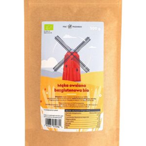 MĄKA OWSIANA BEZGLUTENOWA BIO 500 g - PIĘĆ PRZEMIAN