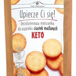 MIESZANKA DO WYPIEKU CIASTEK MAŚLANYCH BEZ DODATKU CUKRÓW BEZGLUTENOWA KETO 365 g - PIĘĆ PRZEMIAN