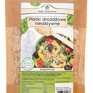 PŁATKI DROŻDŻOWE NIEAKTYWNE BEZGLUTENOWE 150 g - PIĘĆ PRZEMIAN