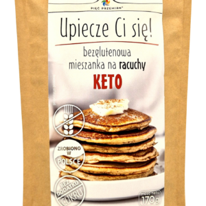 MIESZANKA DO WYPIEKU RACUCHÓW BEZGLUTENOWA KETO 170 g - PIĘĆ PRZEMIAN