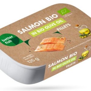 ŁOSOŚ ATLANTYCKI W OLIWIE Z OLIWEK EXTRA VIRGIN BIO 125 g - BETTER FISH