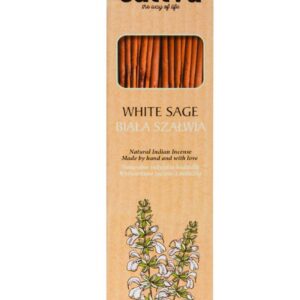 KADZIDEŁKA INDYJSKIE BIAŁA SZAŁWIA (15 szt.) 30 g - SATTVA (WELLNESS)