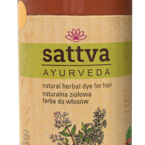 HENNA CZEKOLADOWY BRĄZ ECO 150 g - SATTVA (AYURVEDA)