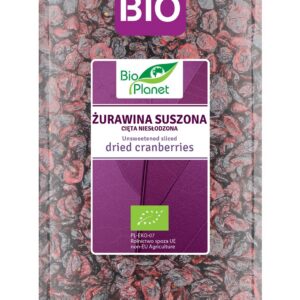 ŻURAWINA SUSZONA CIĘTA NIESŁODZONA BIO 1 kg - BIO PLANET