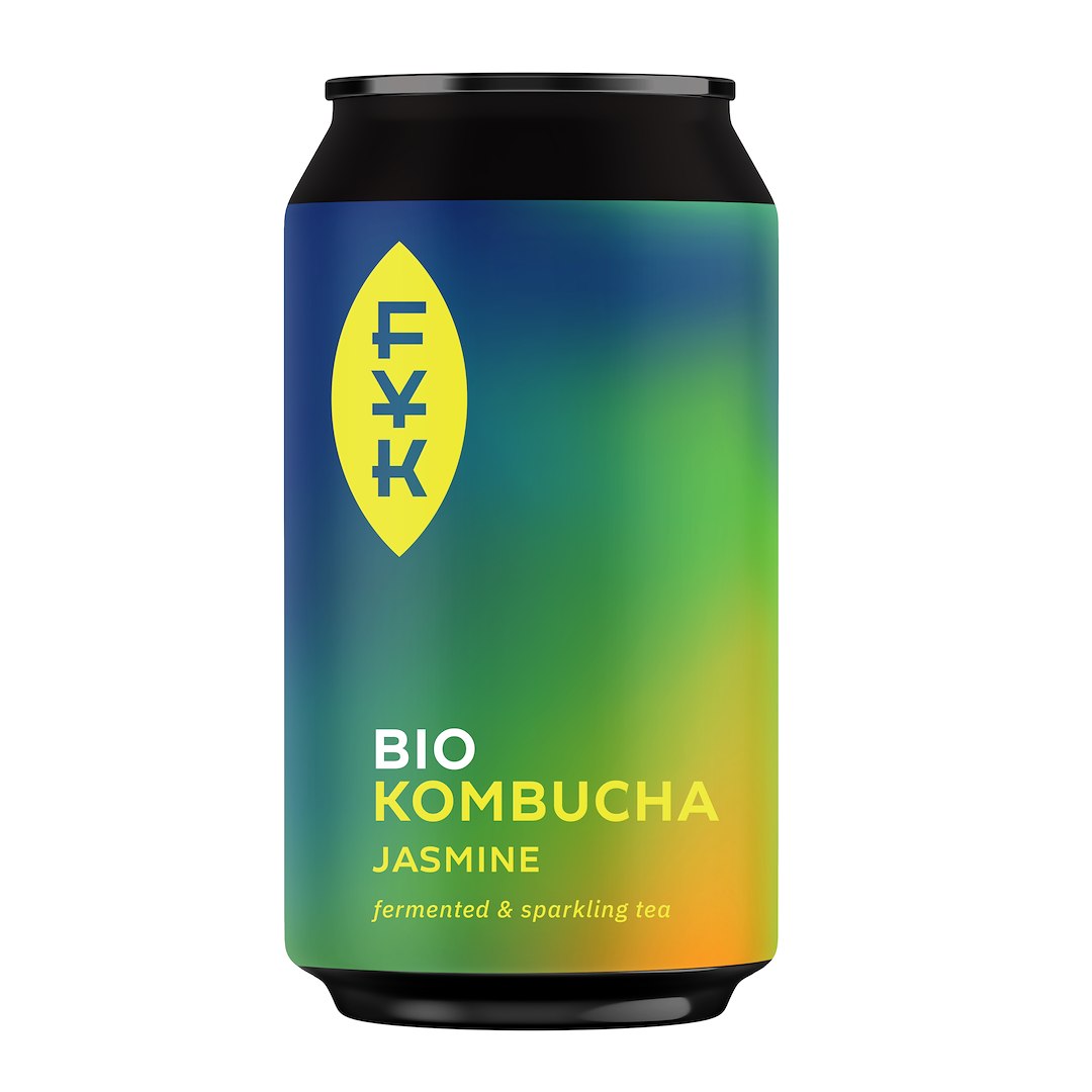 KOMBUCHA JAŚMINOWA BEZGLUTENOWA BIO 330 ml - FOREVER YOUNG KOMBUCHA