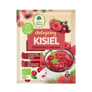 KISIEL INSTANT ŻURAWINA Z MALINĄ BEZGLUTENOWY BIO 30 g - DARY NATURY