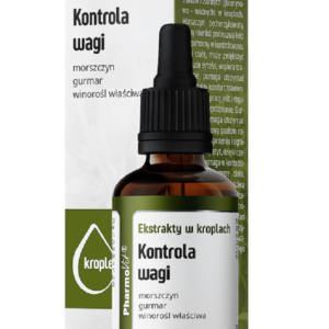EKSTRAKTY W KROPLACH NA KONTROLĘ WAGI BEZGLUTENOWE 30 ml - PHARMOVIT (CLEAN LABEL)
