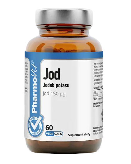 JODEK POTASU (150 mcg) BEZGLUTENOWY 60 KAPSUŁEK - PHARMOVIT (CLEAN LABEL)
