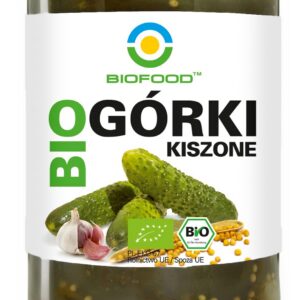 OGÓRKI KISZONE BEZGLUTENOWE BIO 760 g (560 g) - BIOFOOD